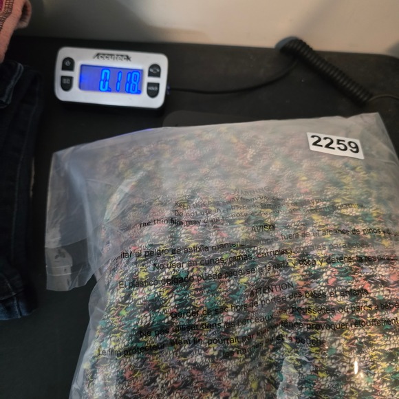 Gianni Bini Multicolor Knit Sweater V-Neck Cutout Back Long Sleeve Women's Small - Picture 12 of 12